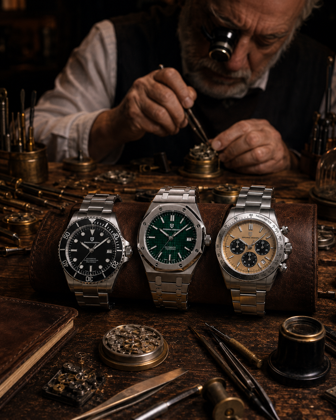 Renzo Pagani watchmaker atelier